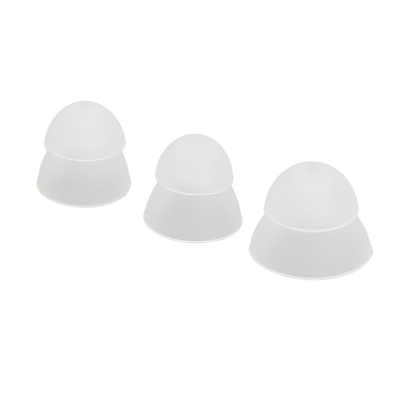 15pcs Hearing Amplifier Eartip 2 Layers Detachable Silicone Hearing Amplifier