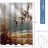 Abaysto Hunting Flying Wild Ducks Shower Curtain,Bath Curtains Bathroom Decor