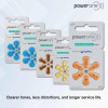 Powerone P13 Hearing Aid Batteries 6 Pack Long Lasting Zinc