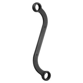 sourcing map 16mm x 17mm 12-Point S-Style Box Wrench Double End S-Shaped Wrench Chrome Plated Cr-V Steel S Box Wrenches for Home Auto Bike Repair Machine Maintenance