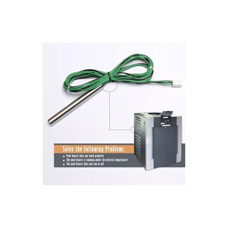 KEYOPO Pool Heater Temperature Sensor 009577F Compatible with Raypak Heaters