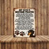 Shawprint MY DOG'S BEDTIME PRAYER RETRO STYLE METAL TIN SIGN/PLAQUE