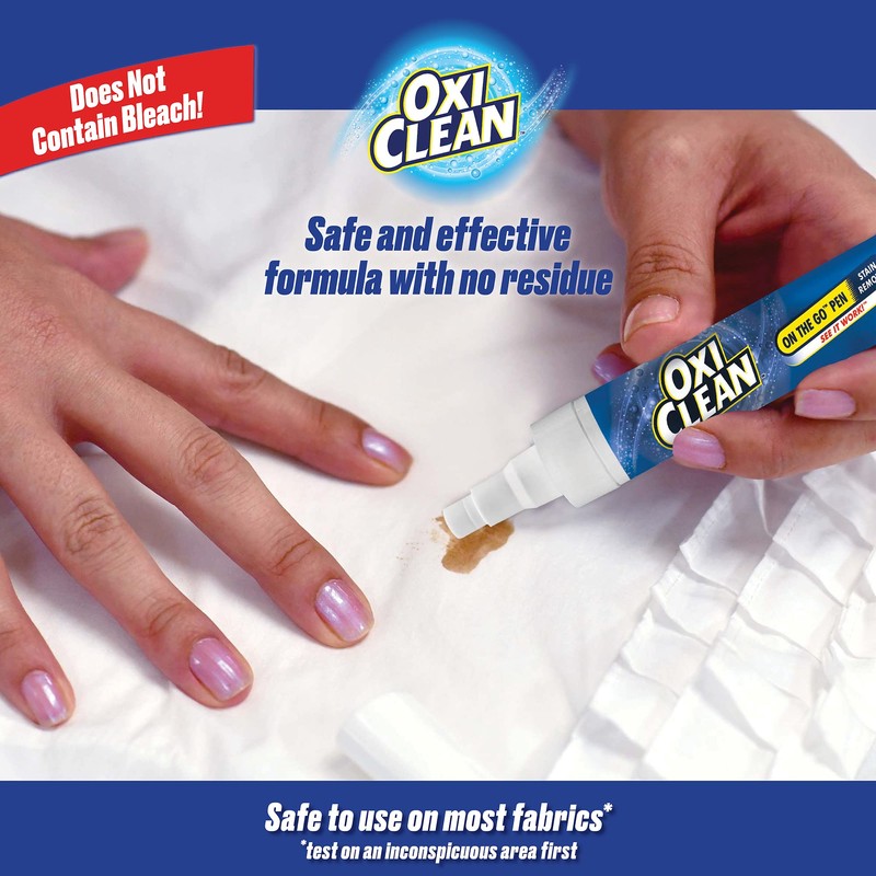 OxiClean On The Go Stain Remover Pen for Clothes, Portable