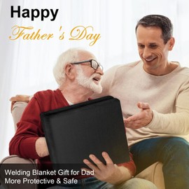 kanhiro Carbon Felt Welding Blanket Fireproof - 20" X 20" Heat Resistant Fabric 1800°F High Temp Insulation Blanket, Heat Shield Mat for Grill Stove Pit, Welding Pad for Plumbing Brazing