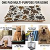 xigua Cow Print Pet Dog Bed, Soft Comfortable Pet Mat