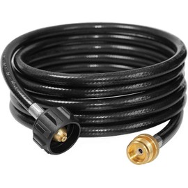 DOZYANT 18 Feet Propane Adapter Hose 1 lb to 20 lb Converter Replacement for QCC1 / Type1 Tank Connects 1 LB Bulk Portable Appliance to 20 lb Propane Tank