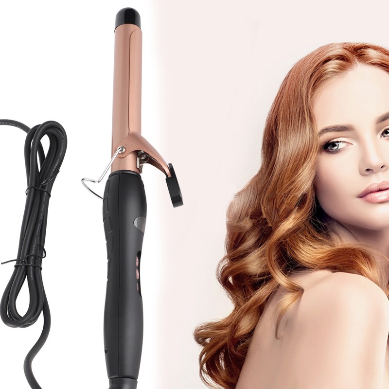 25mm Hair Curler Hair Curling Iron LCD Display Hair Curling