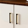 Rergy 10 Pack 5 Inch Black and Gold Cabinet Pulls