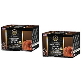 Eternal Gourmet Ganoderma (REISHI) Black Coffee 2 in1 Made in USA Cafe Negro con ganoderma Eternal(2-Pack)