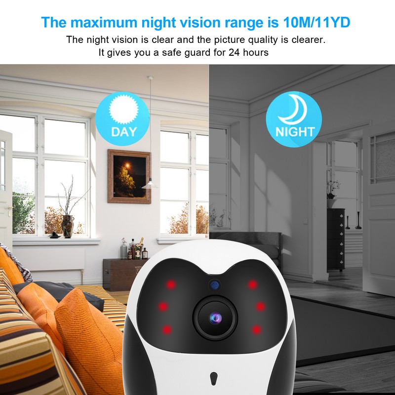 360° 1080P HD Wifi Camera HDR Battery Network Cloud Storage