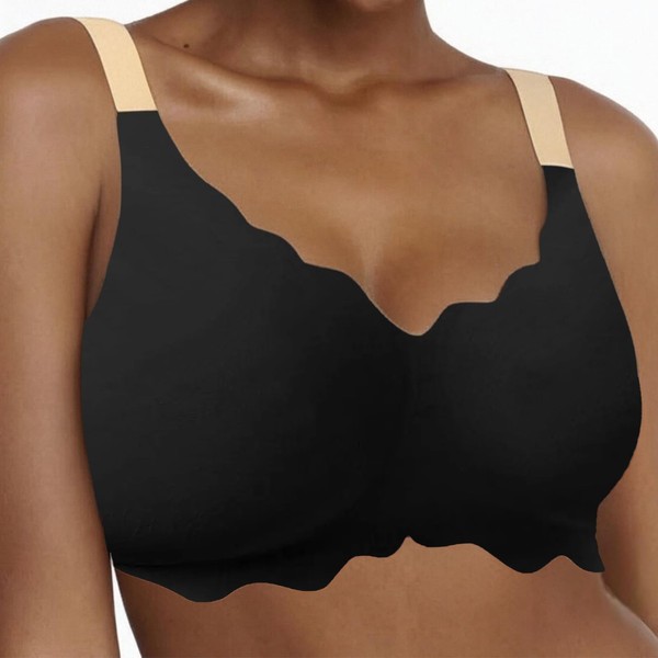 OYIWINMI Women's Bra Without Underwire Seamless Push Up Breasts Strong