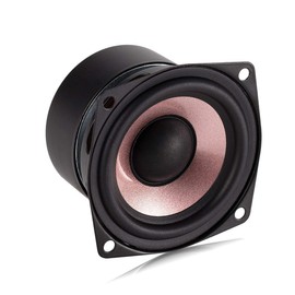 Nobsound 1PC 2.5 Inch Hi-Fi Desktop Full-Range Speaker High Sensitivity Speaker (4ohm, Black)