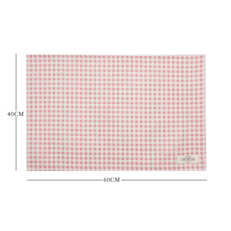 wellhouse Cotton Linen Placemat, Large, 23.6 x 15.7 inches (60