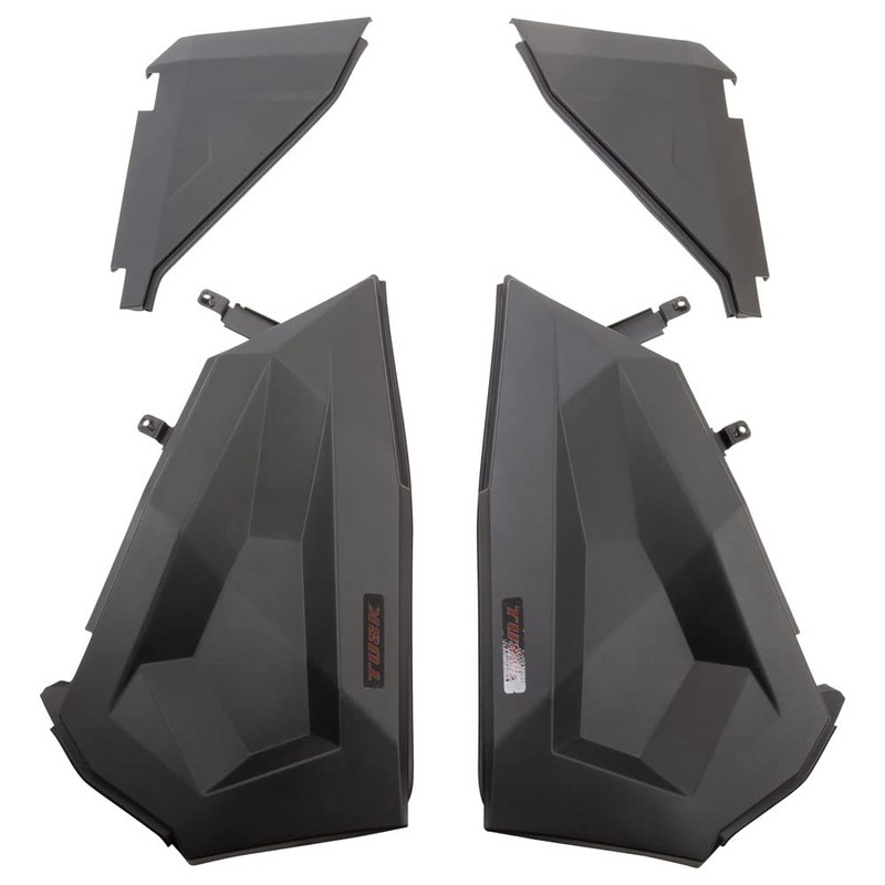 TUSK Plastic Lower Door Inserts Black Durable UTV Side Protection