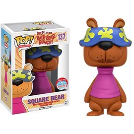 Square Bear (NYCC 2000pcs Exc): Fun ko Pop! Animation Vinyl Figure & 1 Compatible Graphic Protector Bundle (137 - 09496 - B)