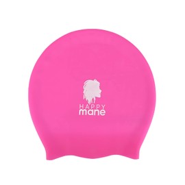Happy Mane Premium Large and Extra Large XL Swim Cap Dreadlocks Swimming Cap Suitable for Braids, Extensions, Afro Hair For Men and Women, Teenagers, Child Keeps Hair Clean Dry, pink, m