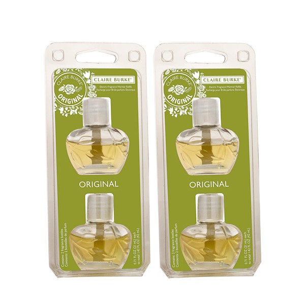 Claire Burke Plug in Scented Oil 4 Refills for Home