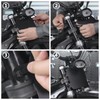 Motorcycle Front Number Plate,Durable ABS Plastic Front License Plate for
