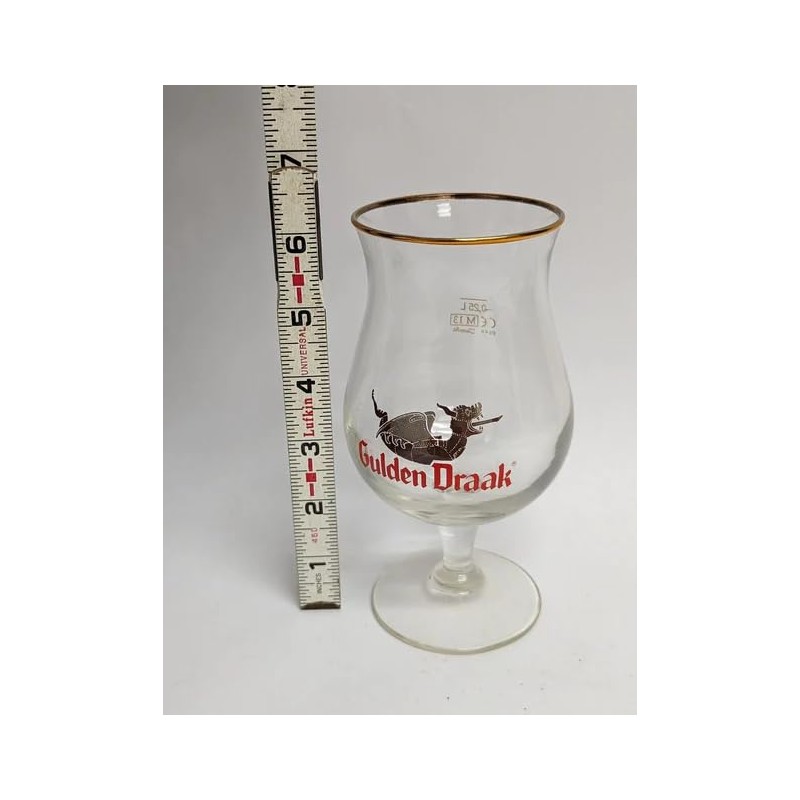 Gulden Draak Belgian Beer Chalice Glass - Set of 2