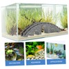 Sosoport Stone Bridge Ornament for Fish Tanks Aquarium Decor Landscape