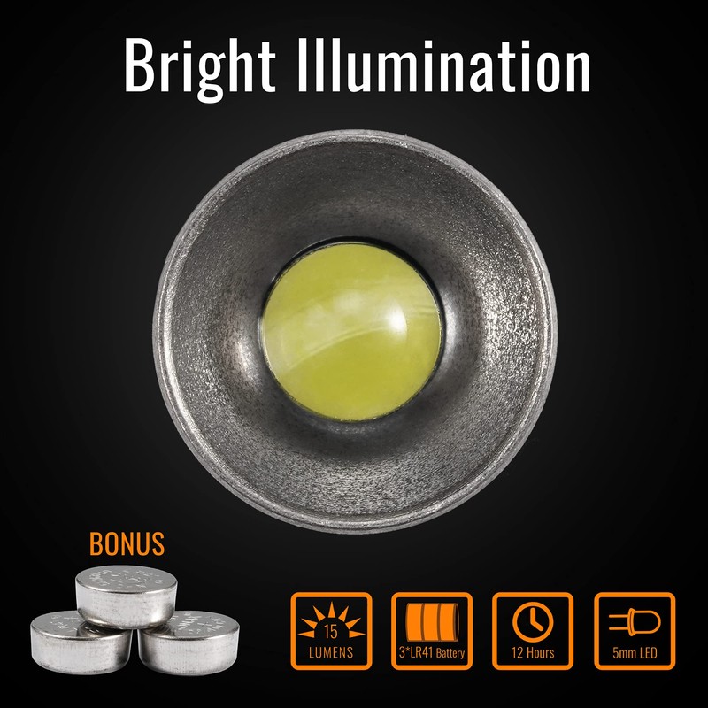 KeyUnity KF00 Titanium Mini Torch Keyring 15 Lumen Waterproof LED