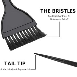 LIUJZZJ 3 Pieces Hair Dye Comb Hair Dye Brush Hair Dye Comb Brush Kit Applicator Tools for Hair Hairdresser Salon