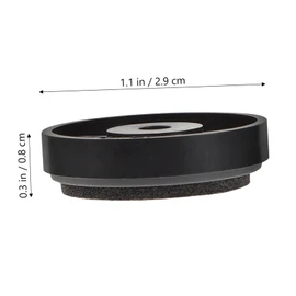 LABRIMP 10pcs Speaker Isolation Feet Round Speaker Base Mats for Vibration Absorption HiFi Isolation for Turntables and Audio Equipment