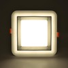 G.W.S® Exclusive Super Bright Dimmable 24W Square Backlit LED Recessed