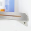 Seachrome Corner Shower Shelf in a Satin Finish with a