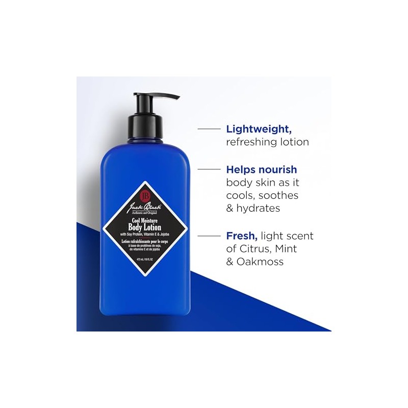 Jack Black Cool Loción corporal hidratante, 16 fl. oz.