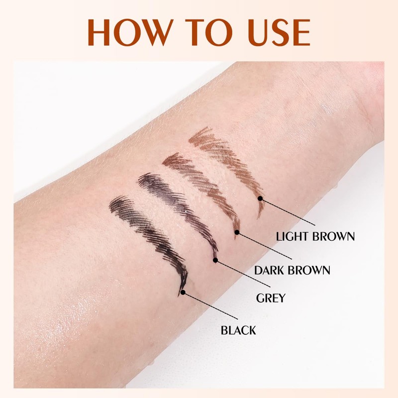 W3W Microblading Eyebrow Pencil for Women - Waterproof Eyebrow Pen