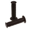 Handlebar rubber set, waffle pattern, firm grip rubber and twist