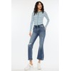 SALT TREE Miley High Rise Cropped Flare Jeans - Essential,