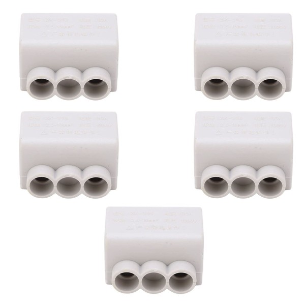 5 Uds 1 en 2 Bloques de Terminales Rápidos, Conector