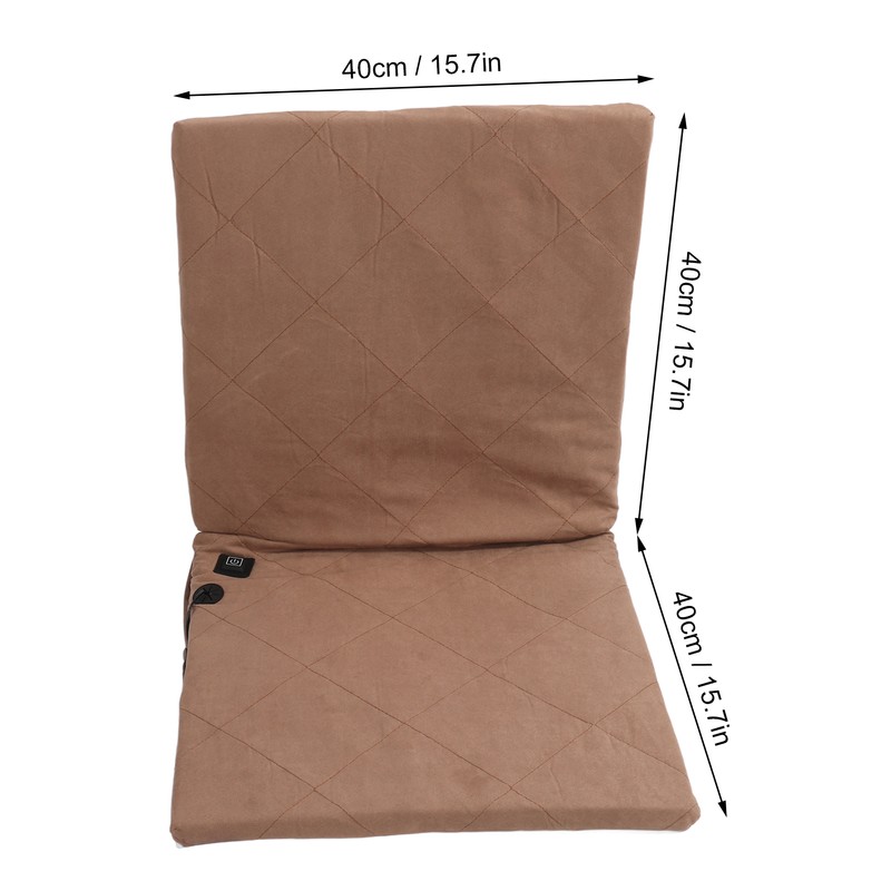 Heated Cushion Portable Folding Heated Chair Cushion 3 Modes Adjustable