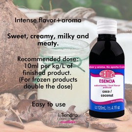 Deiman Artificial Food Flavor Coconut E (4 Fl Oz)