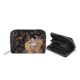 CARMANI - Small Women's Purse with Gustav Klimt "Adele Bloch Bauer I", multicoloured, Classic
