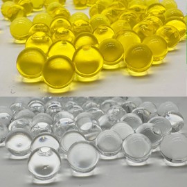 Dortrue 20,000 PCS Water Beads Kit, Gold & Clear, Non-Toxic Vase Fillers, Round, Super Absorbent Polymer, Beads, Vase Fillers