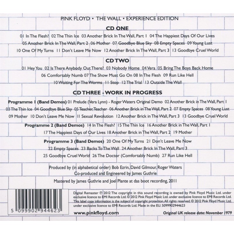 The Wall Deluxe Version [3CD, Limited Edition]
