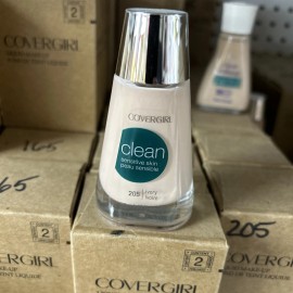 CoverGirl Clean Makeup 205 Ivory Sensitive Skin  1oz