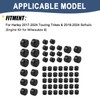 Motorcycle Bolt Covers Engine Bolt Head Toppers Caps Kit for