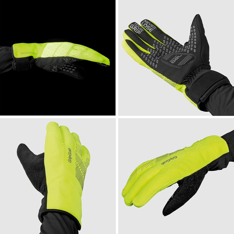 GripGrab Ride Waterproof Winter Cycling Gloves Windproof Thermal Padded Fleece