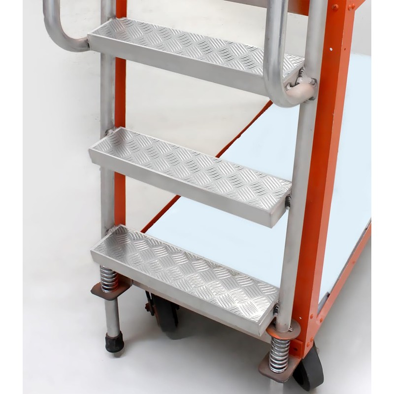 Industrial Utility Diamond Plate Metallic Chrome Finish Vinyl Wrap Sheet