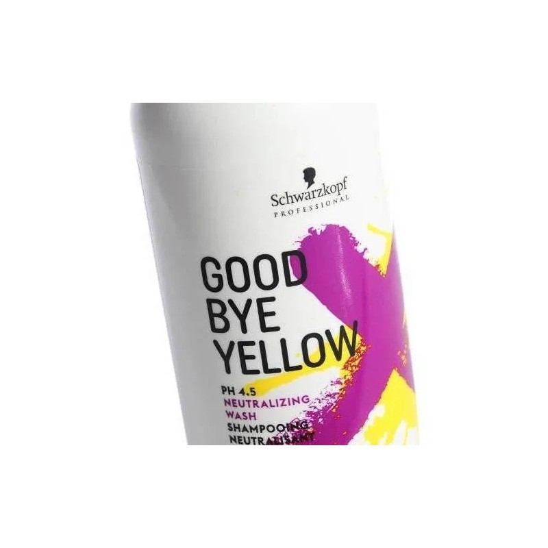 Schwarzkopf Good Bye Yellow Shampoo Neutralizante X 300 Ml