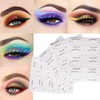 Pack of 4 Eye Makeup Stencil Stickers, Smoky Eyes and