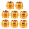NOLITOY 8Pcs Microphone Adapter Set Stylish Mic Clip Converter with