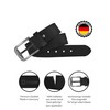 Cartvelli M19bl-85 Men's Premium Leather Belt, Blue, 85 cm, Made