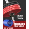 ZY-HUAN Barbell Clips 1 inch I Multi-Size Adjustable Weight ClipsIBarbell