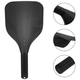 NOLITOY 2pcs Barber Shield, Hair Spray Plastic Protector Masks Black Reusable Hairspray Shield Haircut Cover for Hair Salon Hairdressing Makeup