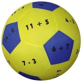 Prodesign 9001 Zahlen bis 20, Spiel-und Lernball, Durchmesser 35 cm, Mehrfarbig
